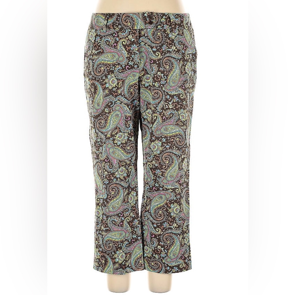 Harold’s Xl Cropped Paisley Pants